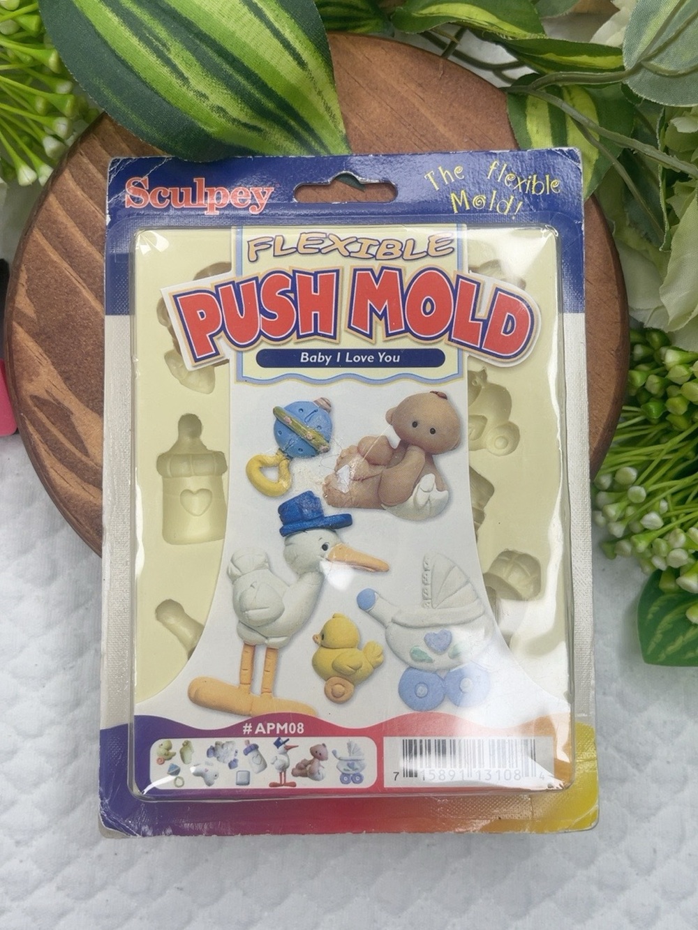 Flexible Push Mold - Baby I Love You (Cream)